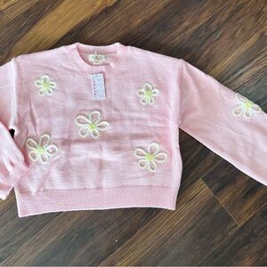 Spring flower sweater